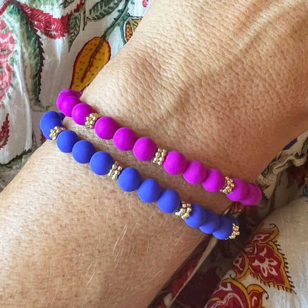Super Gem Perlenarmband LITTLE purple, style